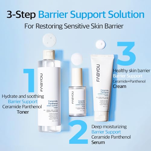 FABYOU Ceramide Panthenol Korean Barrier Cream – Deep Hydration, Non-Sticky, Sensitive Skin