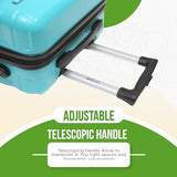 Hardside ABS Travel Suitcase with Spinner Wheels & Lock - A507A