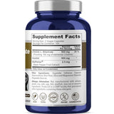 Choline & Inositol 1000mg - 200 Veggie Capsules | Non-GMO, Gluten-Free, Vegetarian
