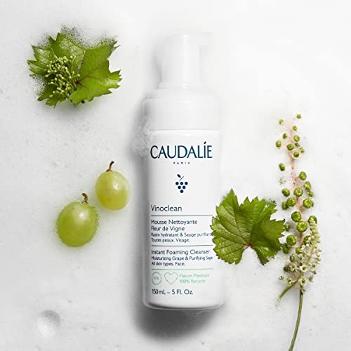 Caudalie Instant Foaming Cleanser (150ml) - Gentle Face Wash