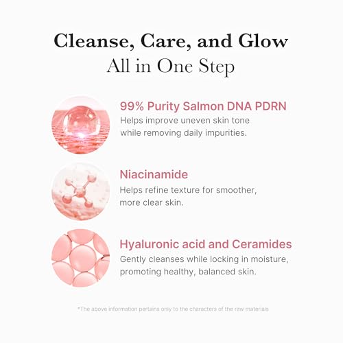 Medicube PDRN Pink Niacinamide Whip Cleanser 120g - Gentle Hydrating Face Wash