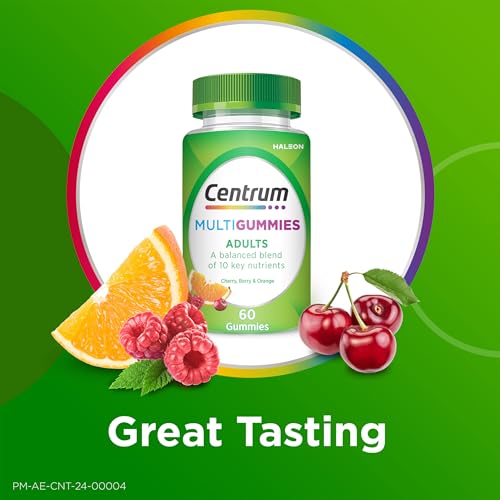 Centrum Gummies for Adults, 60 Gummies Multivitamin