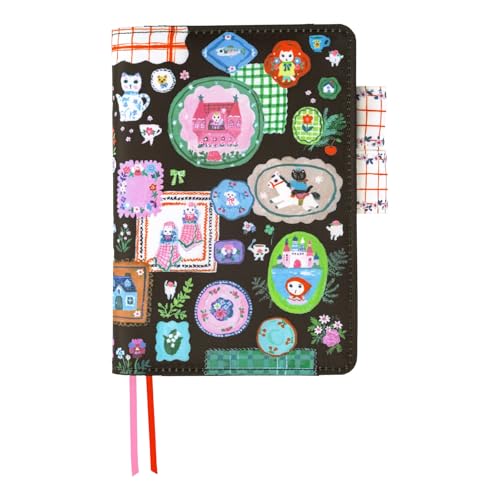 Hobonichi Techo A6 Planner Cover - Yumi Kitagishi White Cat Design