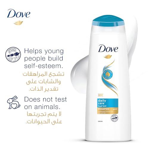 DOVE Shampoo for Dry Hair - Daily Nourishing Care for Softer Hair, 600ml