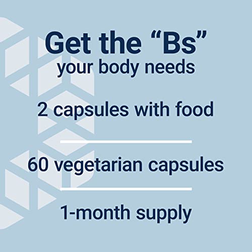 Life Extension BioActive Complete B-Complex - 60 Vegetable Capsules for Energy & Metabolism