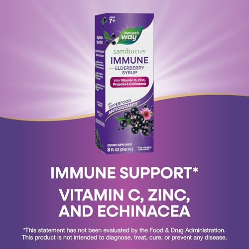 Nature's Way Sambucus Immune - Standardized Elderberry Extract - 8 fl oz (240 ml)