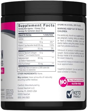 Neocell Derma Matrix Collagen Skin Complex - 6.46 oz for Radiant Skin