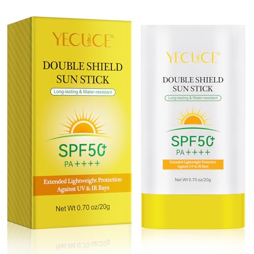 Double-Effect Waterproof Sunscreen Stick, 20g, SPF50+, Thin Texture, UV & Infrared Protection