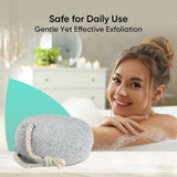 Vega Oval Shaped White Pumice Stone - Natural Exfoliator for Smooth Skin