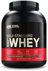 Optimum Nutrition 100% Whey Gold Standard، شوكولاتة غنية مزدوجة، 5 رطل 