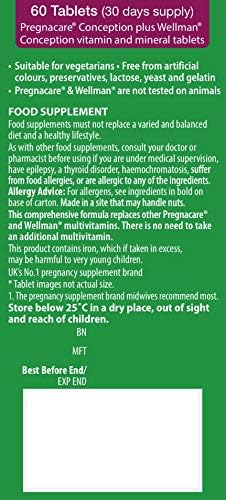 Vitabiotics Pregnacare Men and Women Fertility Support, 60 Tablets