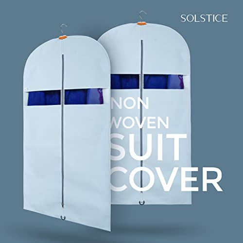 SOLSTICE Blue Cotton Suit Cover for Jackets and Blazers