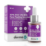 The Derma Co 30% AHA + 2% BHA Face Peeling Solution 30ml - Exfoliating Skin Treatment