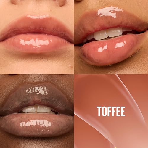 Maybelline New York Lifter Gloss Honey'd - Hydrating Lip Gloss with Hyaluronic Acid - Shade 027 Toffee