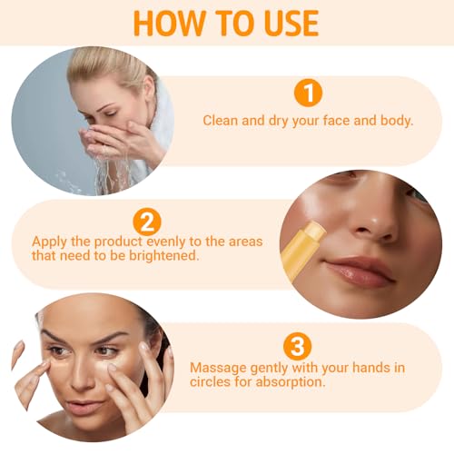 Ego Boost Brightening Serum Stick: Vitamin C Hydrating Balm for Face & Body
