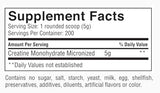 Gaspari Nutrition Pure Creatine Monohydrate 5g Unflavored - 200 Servings for Muscle Power and Endurance