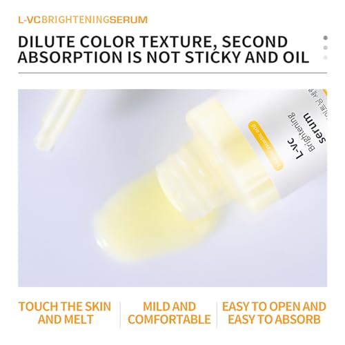 DEleventh Vitamin C Brightening Face Serum - 37ml | 3-O-Ethyl Ascorbic Acid, Niacinamide & α-Arbutin for Dark Spots, Fine Lines & Hydration