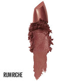 Maybelline Color Sensational Hydrating Lipstick - Rum Riche Deep Nude - Creamy, Long-Lasting Lip Color