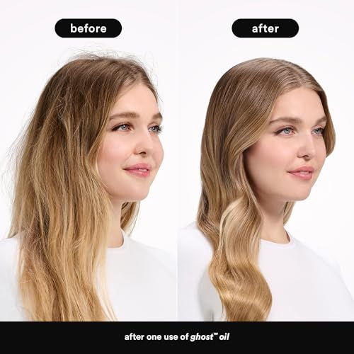 Verb Ghost Oil – Vegan Weightless Hair Oil – Lightweight Hair Oil – Revitalizing Hair Treatment Oil Nourishes and Promotes Shiny Hair – Paraben Free, Sulfate Free Smoothing Oil, 2 fl oz