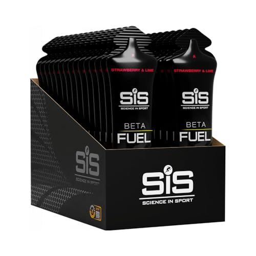 SiS Beta Fuel Energy Gel - Strawberry & Lime (30 Pack x 60ml)