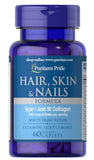 Puritan's Pride Hair, Skin & Nails Formula - Zinc, Biotin & Collagen