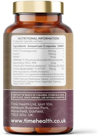 Longevity Supplement: Cellular Energy & Rejuvenation