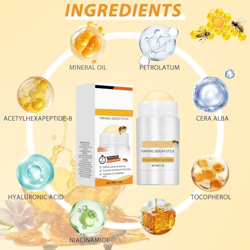 2 Pcs Firming Serum Stick - Advanced Wrinkle Reducing Cream for Lifting and Tightening - 30g Each