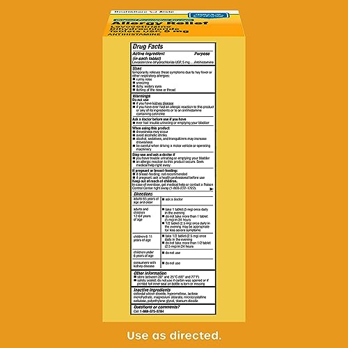 HealthCareAisle Allergy Relief - Levocetirizine Dihydrochloride 5 mg Tablets - 24-Hour Prescription Strength Allergy Relief - 80 Count