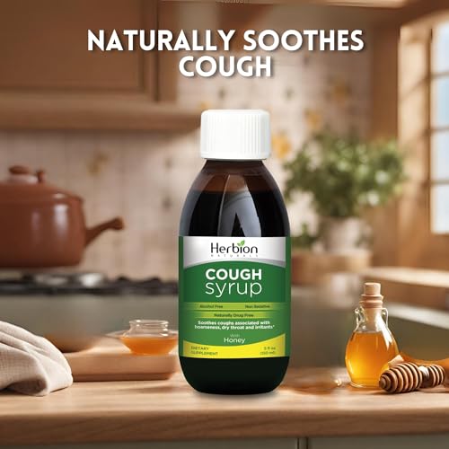 Herbion Naturals Honey Cough Syrup - Immune Support & Lung Health - 150ml