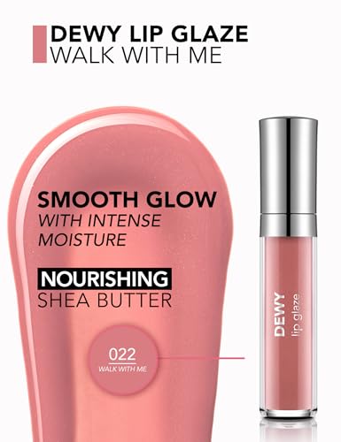 Flormar Dewy Lip Glaze 022 Walk With Me - Hydrating Shine & Subtle Color