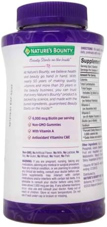 Nature's Bounty Hair, Skin and Nails Advanced, 230 Gummies