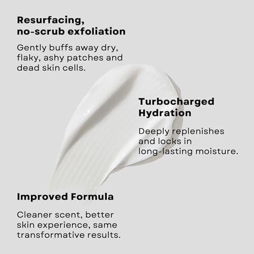 AmLactin Intensive Healing Body Cream - 12 oz - 2-in-1 Exfoliator & Moisturizer with 15% Lactic Acid & Ceramides for 24-Hour Hydration