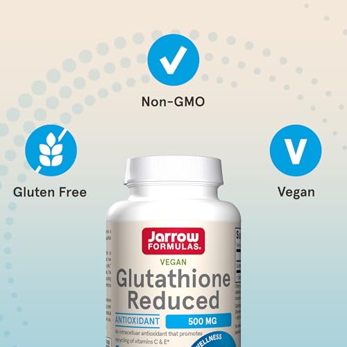 Jarrow Formulas Reduced Glutathione: 500mg (60 Veggie Caps)