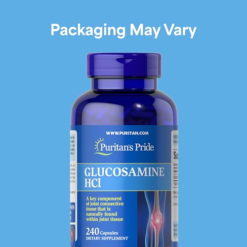 Puritans Pride Glucosamine HCI 680 Mg for Joint Health 240 Count