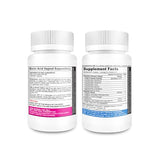 NutraBlast Boric Acid Suppositories & Probiotics - Odor Control & Digestive Health (30 Count)