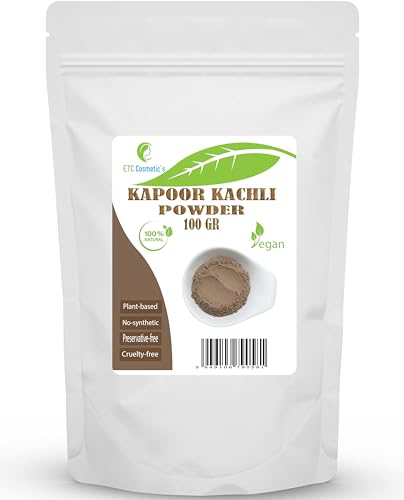 100% Natural Kapoor Kachli Powder for Hair Growth, Volume & Vitality (100g)