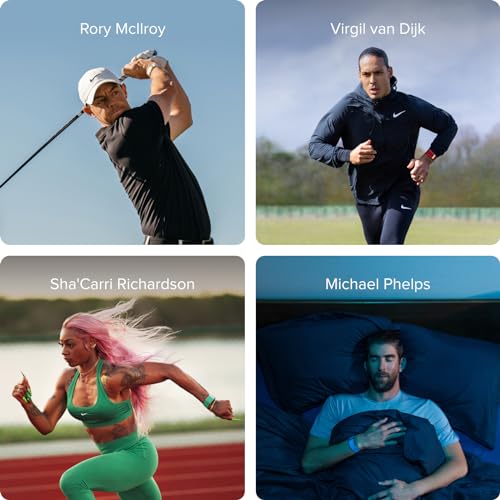 WHOOP 4.0 Wearable Fitness Tracker with 12-Month Subscription – Monitor Heart Rate, Sleep, Strain, Recovery & Wellness