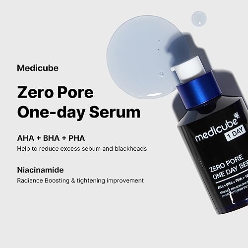 Medicube Zero Pore One Day Serum - 30ml | Korean Skincare for Pore Minimizing