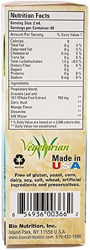 Bio Nutrition Graviola Extract - 4 oz - Natural Immune Support & Antioxidant Boost