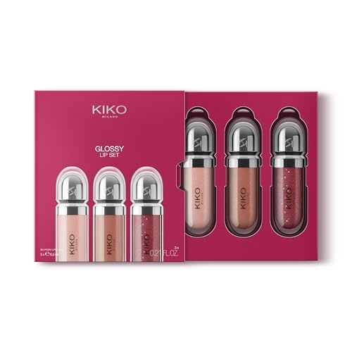 KIKO Milano Glossy Lip Set 03: 3D Volume & Hydration