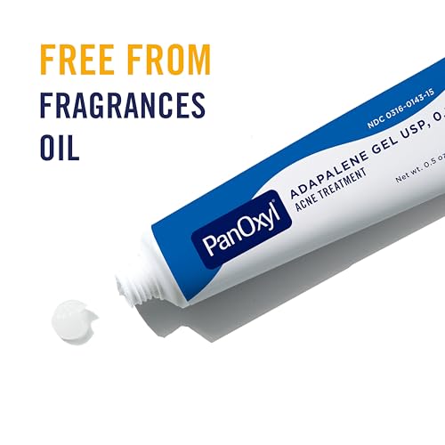 PanOxyl Adapalene 0.1% Leave-On Gel - 30 Day Supply Retinoid Acne Treatment