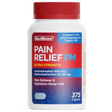 ValuMeds PM Pain Reliever & Sleep Aid, Acetaminophen 500mg (375 Tablets)