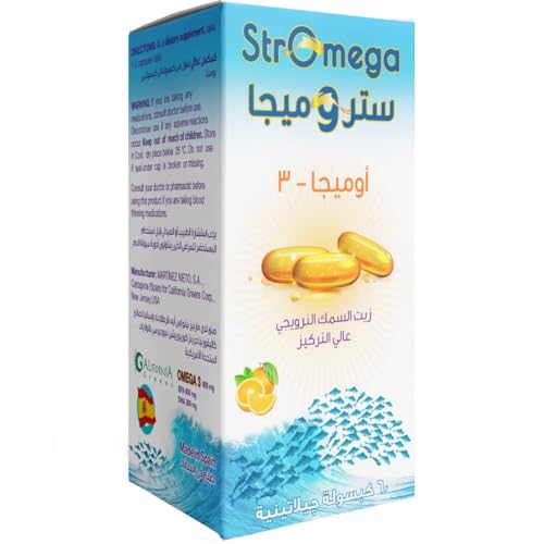 Stromega Omega 3 Fish Oil 900 mg EPA/DHA | 60 Daily Capsules