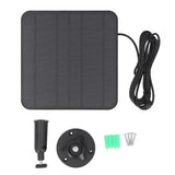 12W Solar Panel for Ring Security Cameras with Wall Mount