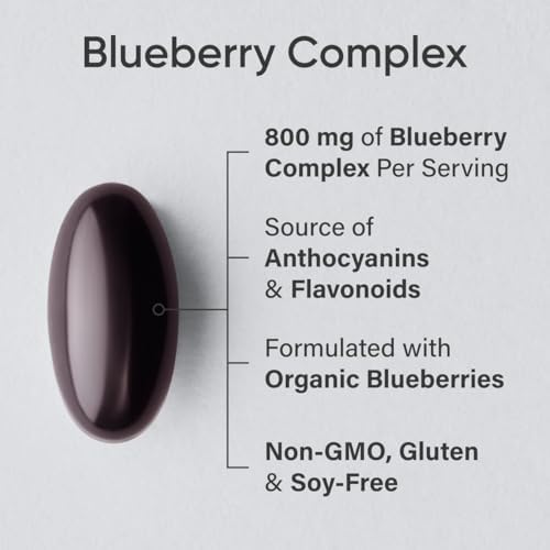 Sports Research Blueberry Concentrate Softgels: 800mg, 60 Count