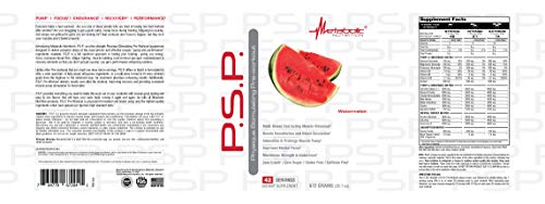 Metabolic Nutrition P.S.P. Physique Stimulating PreWorkout 672g Zero Sugar Caffeine Free – Watermelon