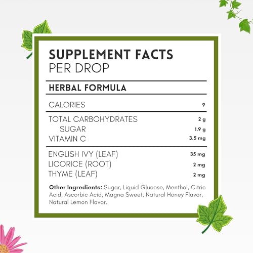 Herbion Naturals Ivy Leaf & Thyme Cough Drops - Natural Relief - 25 Count