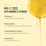 Medicube Deep Vita C Pad - Dark Spot & Pigmentation Wiping Care with 500,000PPM Vitamin Water - Korean Skincare (70 Pads)