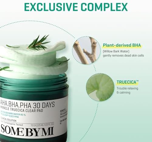 SOME BY MI AHA-BHA-PHA 30 Days Miracle Truecica Clear Pads (70ct)