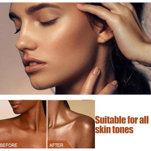 Gold Shimmer Body Oil & Luminizer - Liquid Highlighter Makeup